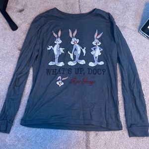 Grey adult medium long sleeve shirt never worn just ripped off tag